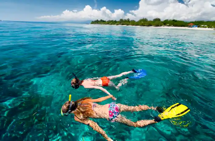 Snorkeling alle Seychelles con acqua cristallina e pesci tropicali